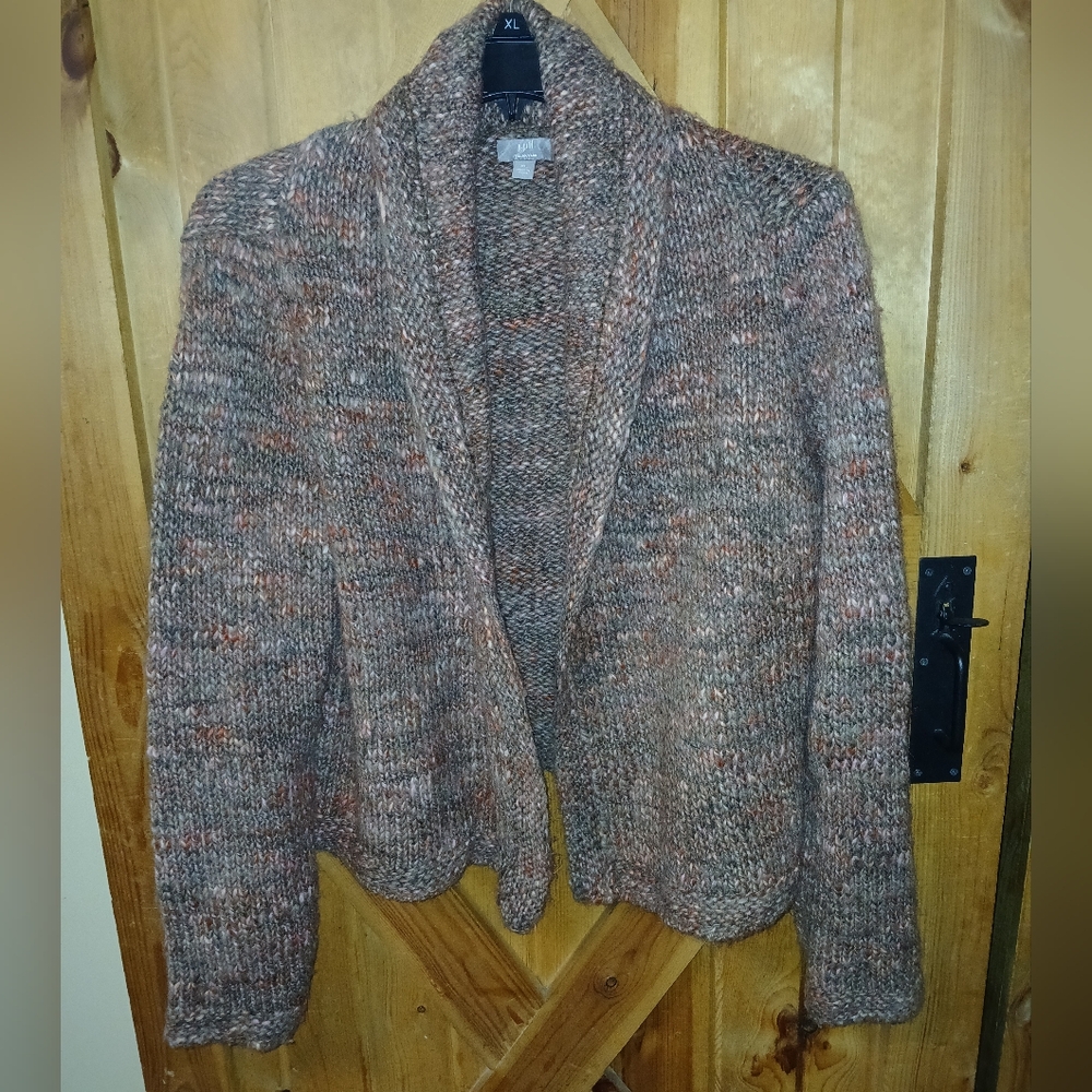 J.Jill Italian Yarn Wool Blend Womens Sweater Cardigan..XL